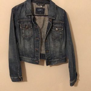 Jean jacket by Ann Taylor Loft